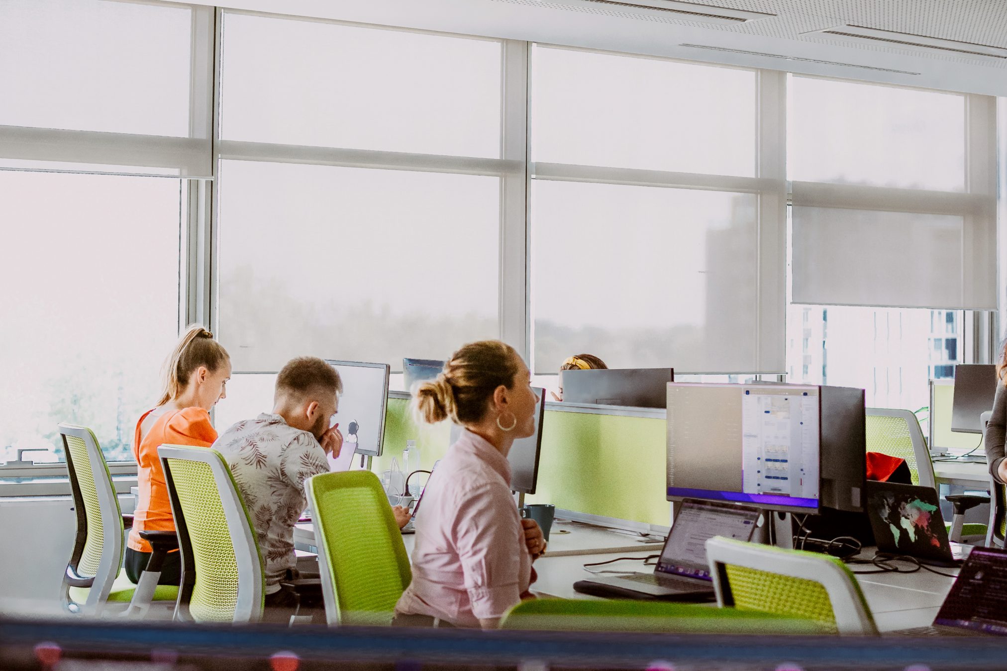 Working at the Mindnow office in Novi Beograd