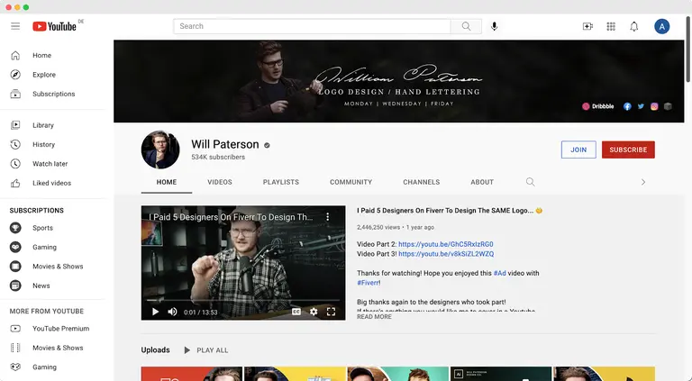 Graphic Design Courses - Will Paterson