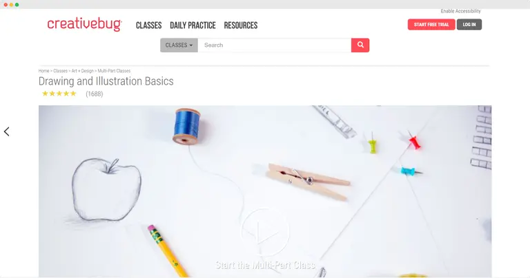 Creativebug online course for illustrators