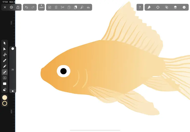 draw bright gills