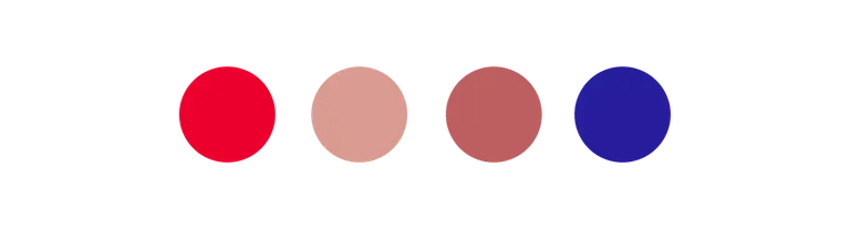 Four colored circles on a black background.