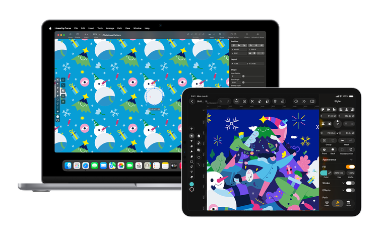 christmas design vector graphic app