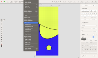 using grid in linearity curve