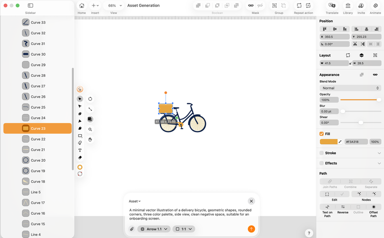 bicycle vector design