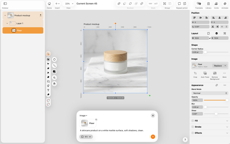 product mockup