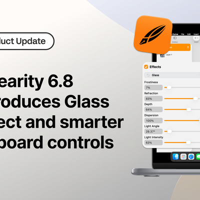 Linearity Curve 6.8 introduces Glass Effect! Blog Image