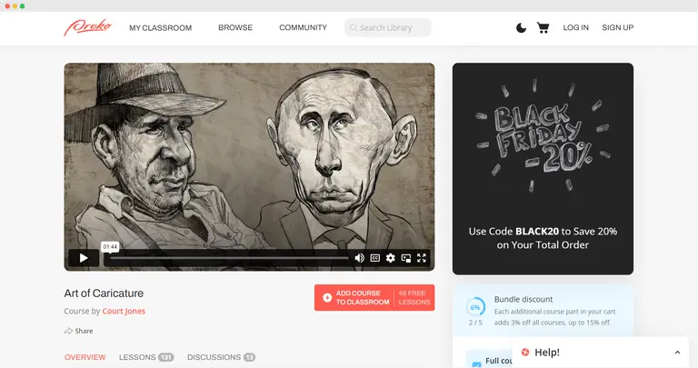 Proko online course for illustrators