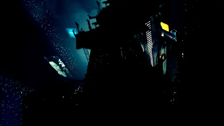 Futuristic cityscape