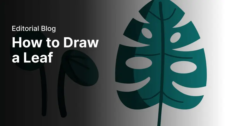 How to draw a leaf | Linearity