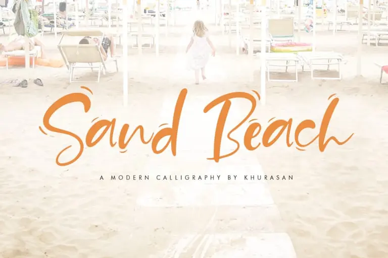 sand-beach-font