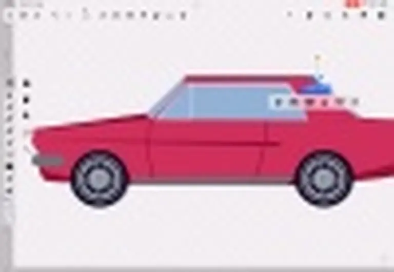 How to draw a car on iPad with Vectornator