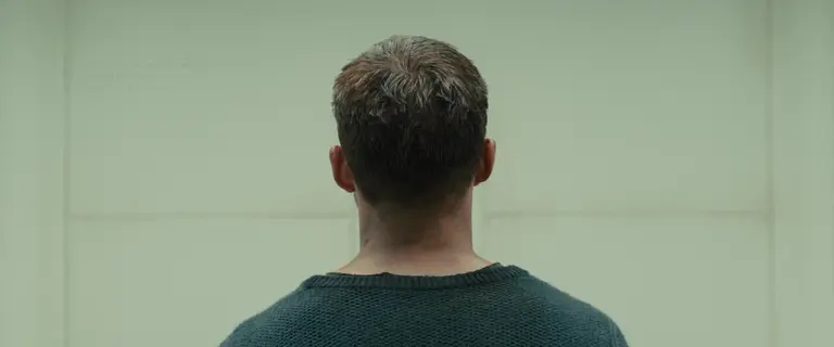 Back head shot of a young man