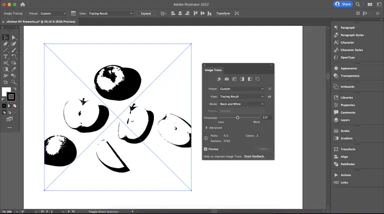 Tracing a photo in Adobe Illustrator compared to Linearity Curve alternative
