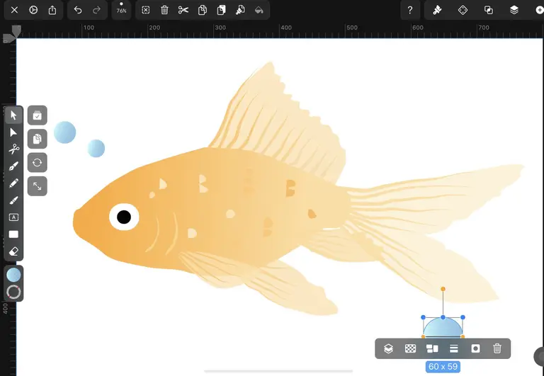 drawing bubbles