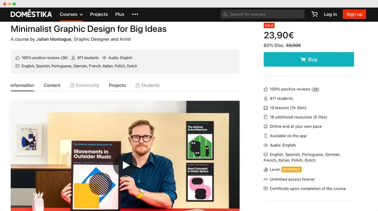 Graphic Design Courses - Doměstika