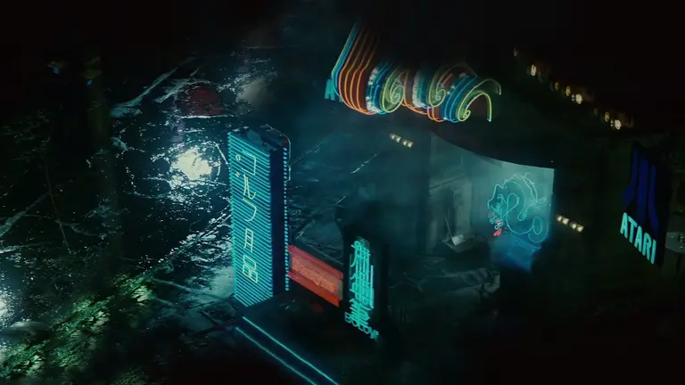 Futuristic cityscape