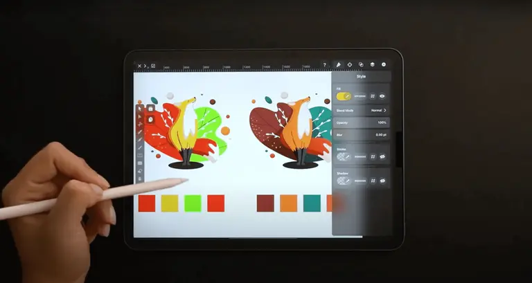 Choosing colors for a unique color palette