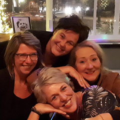 Fenny, Ineke, José en Ingrid