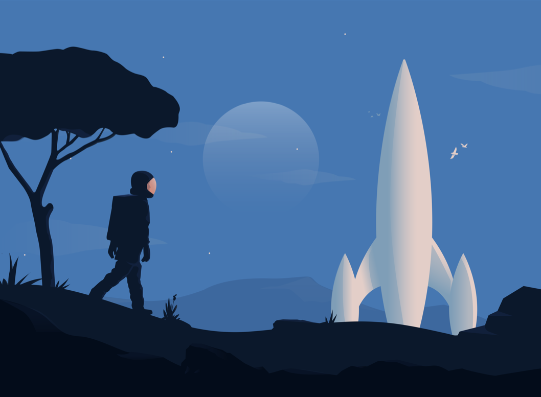 Rocket.Chat illustration.