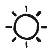 Sun icon