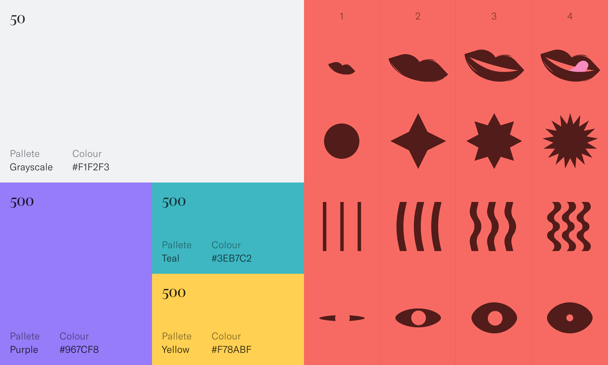 Dia colour pallete. 
