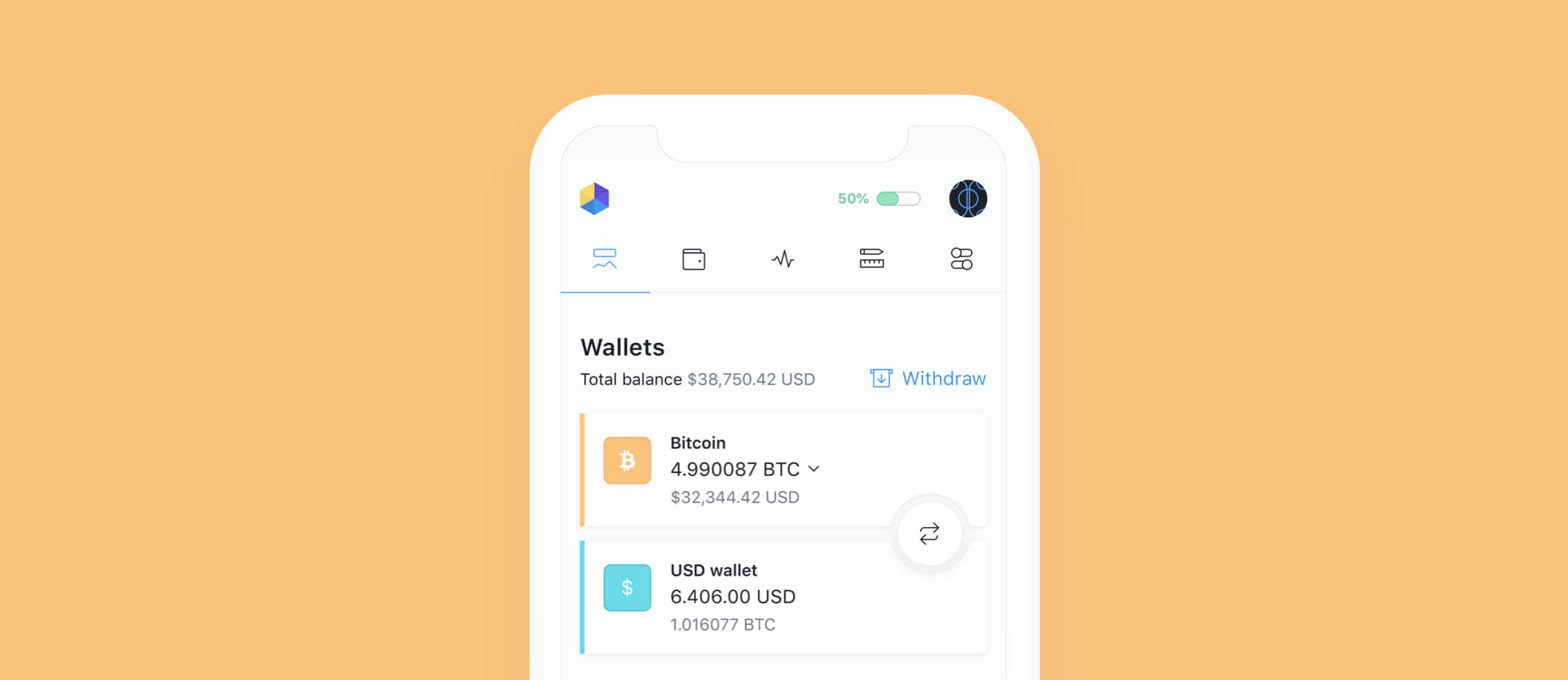 Opennode mobile navigation.
