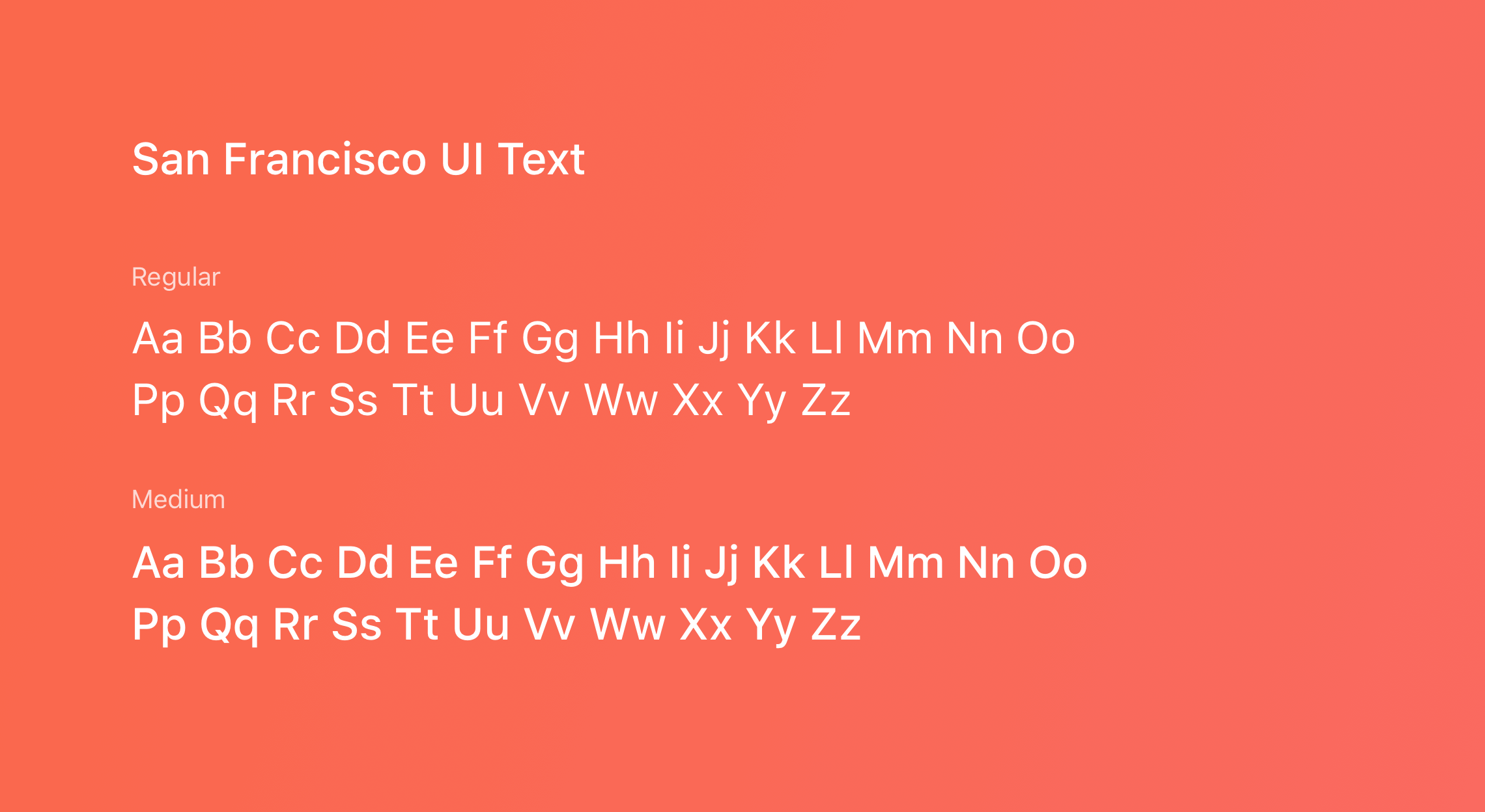 Mailcube typography.