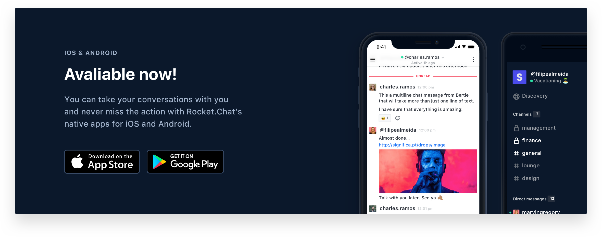 Rocket.Chat banner.