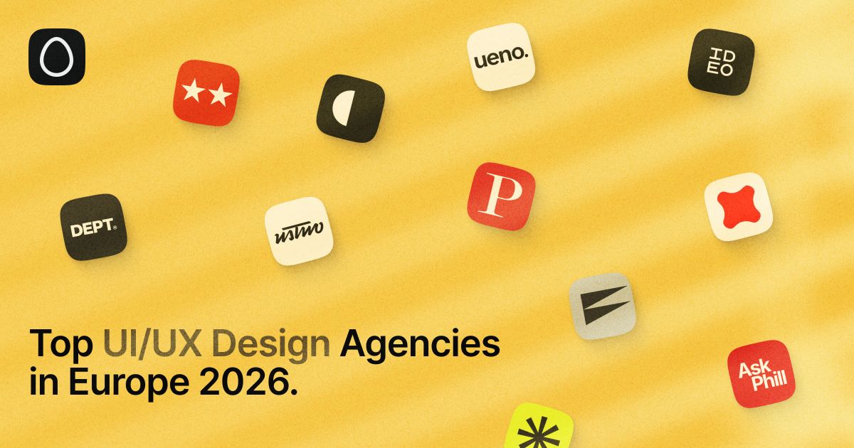 Top UI/UX and Product Design Agencies in Europe 2026.