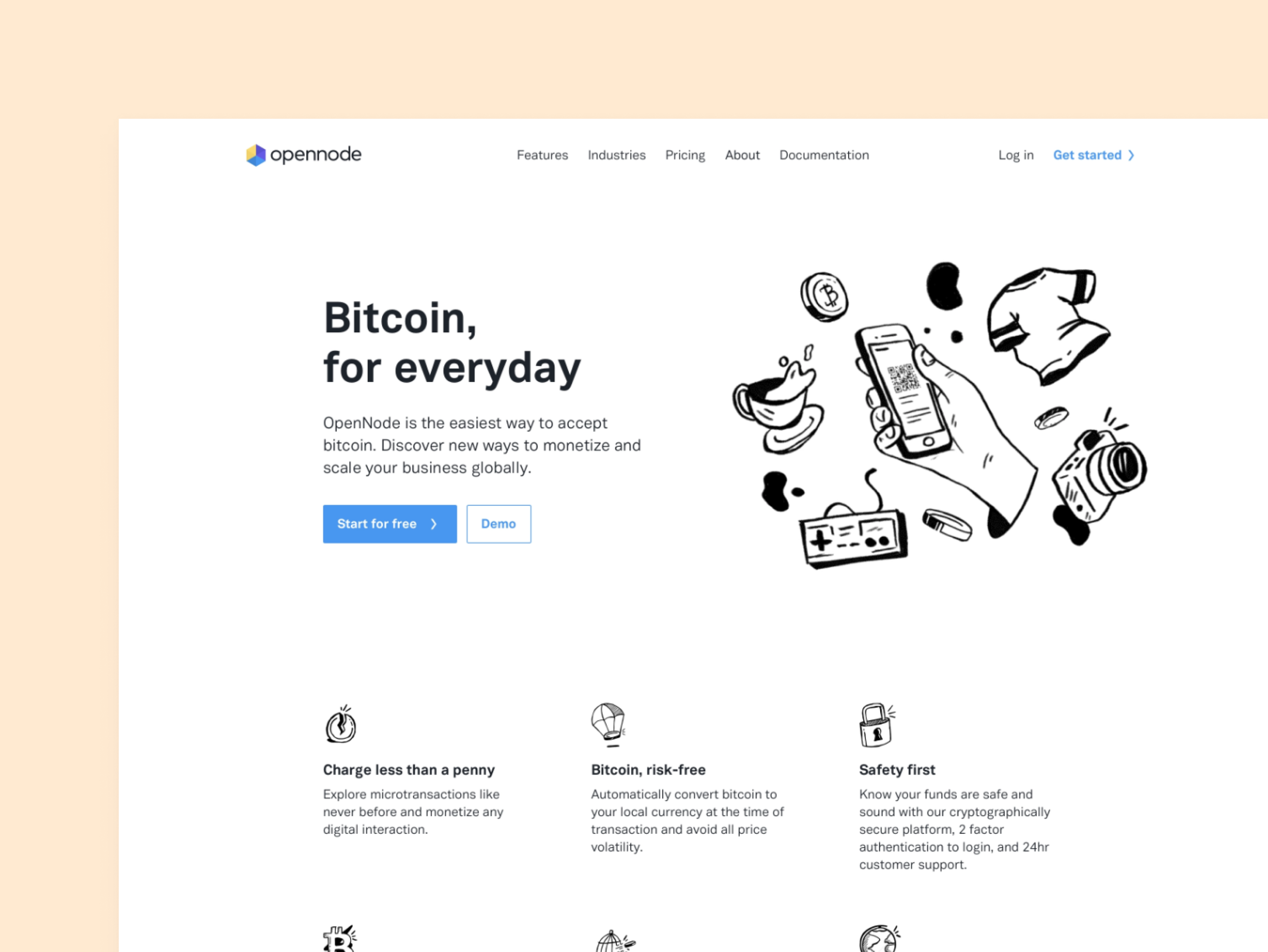 Opennode on desktop thumbnail.