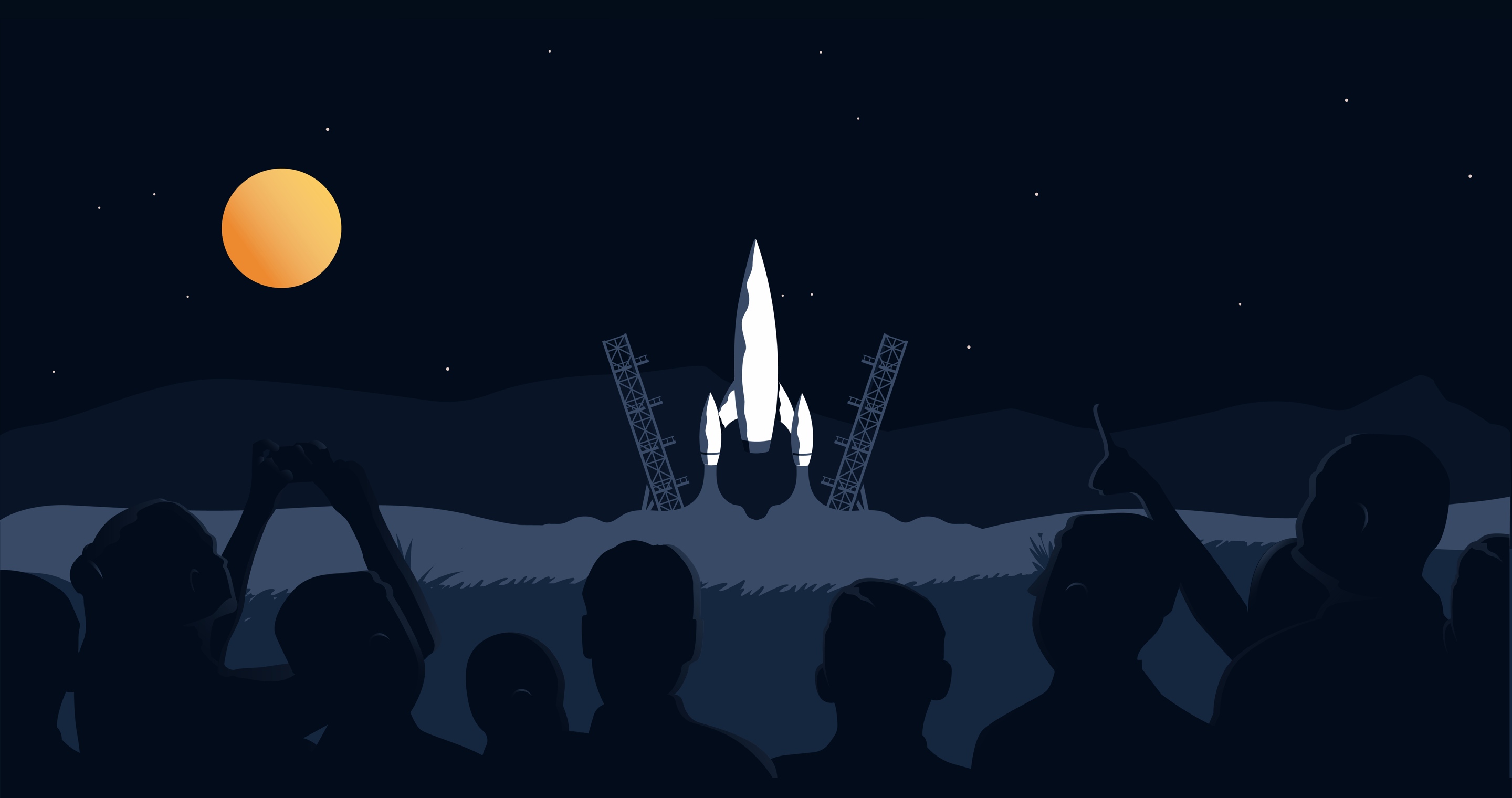 Rocket.Chat website illustration.