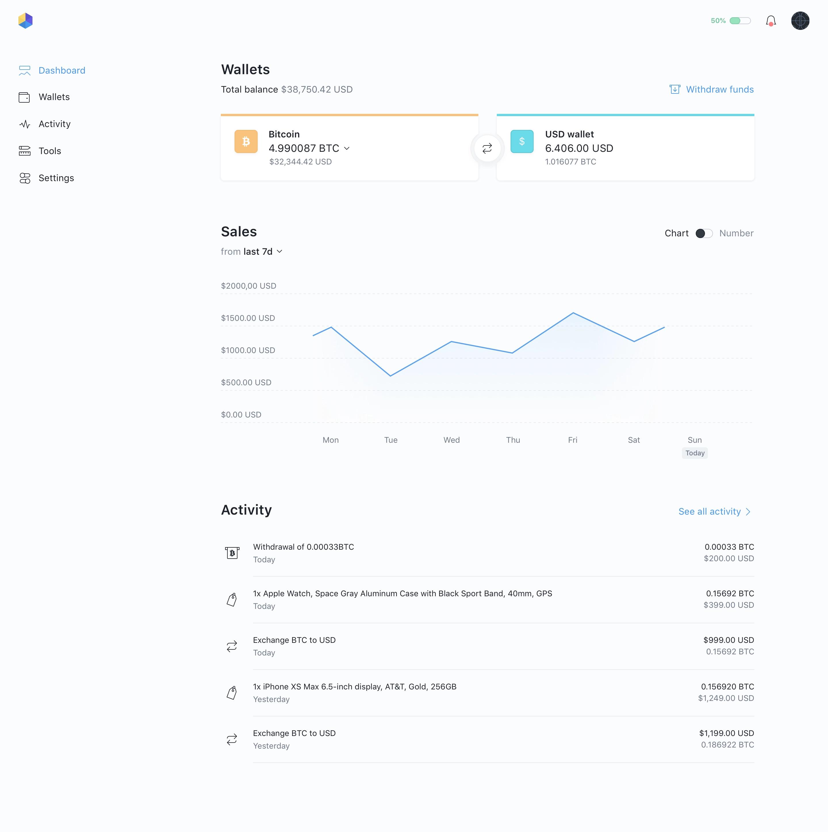 Opennode light mode.