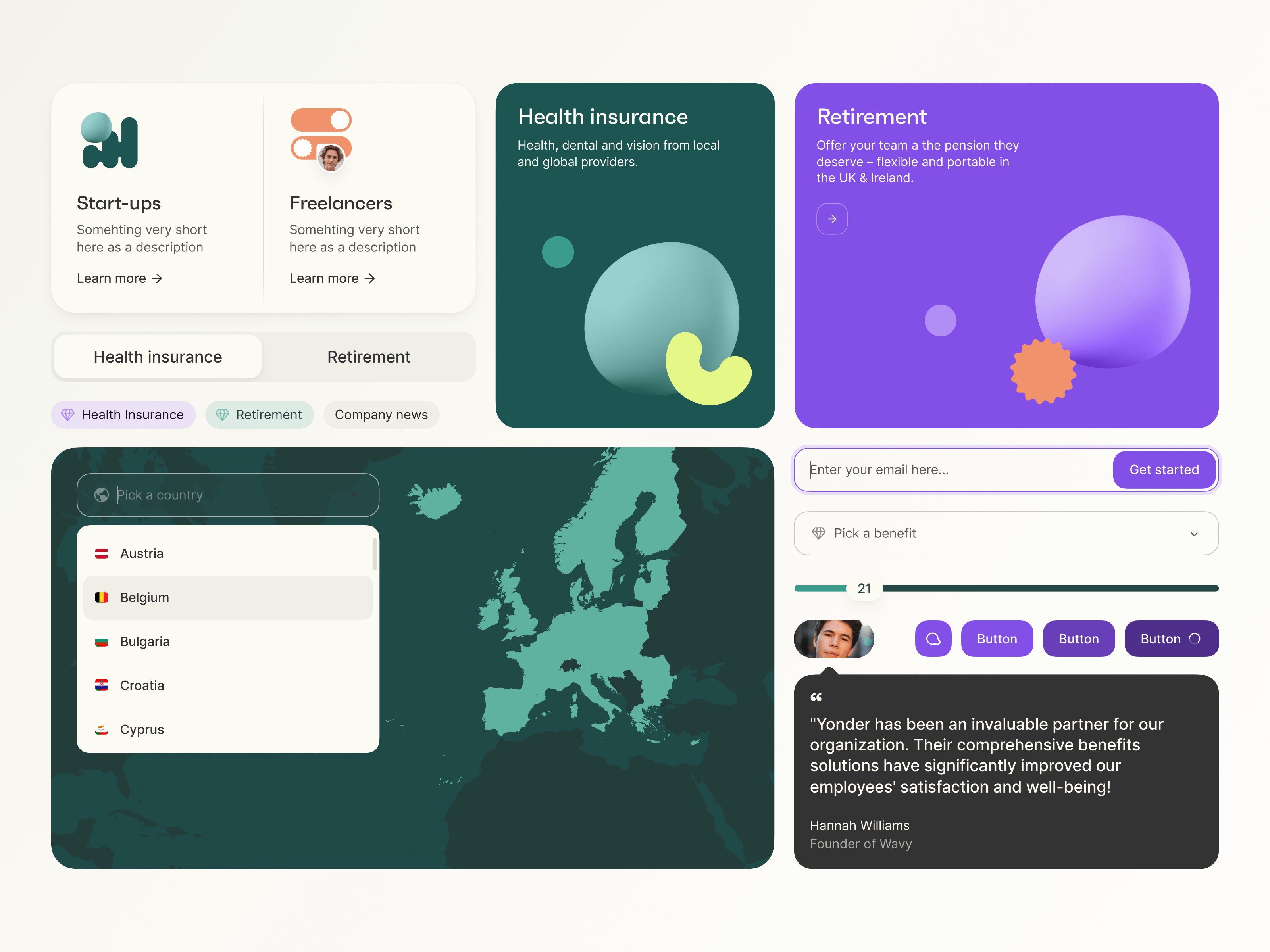 Yonder design library