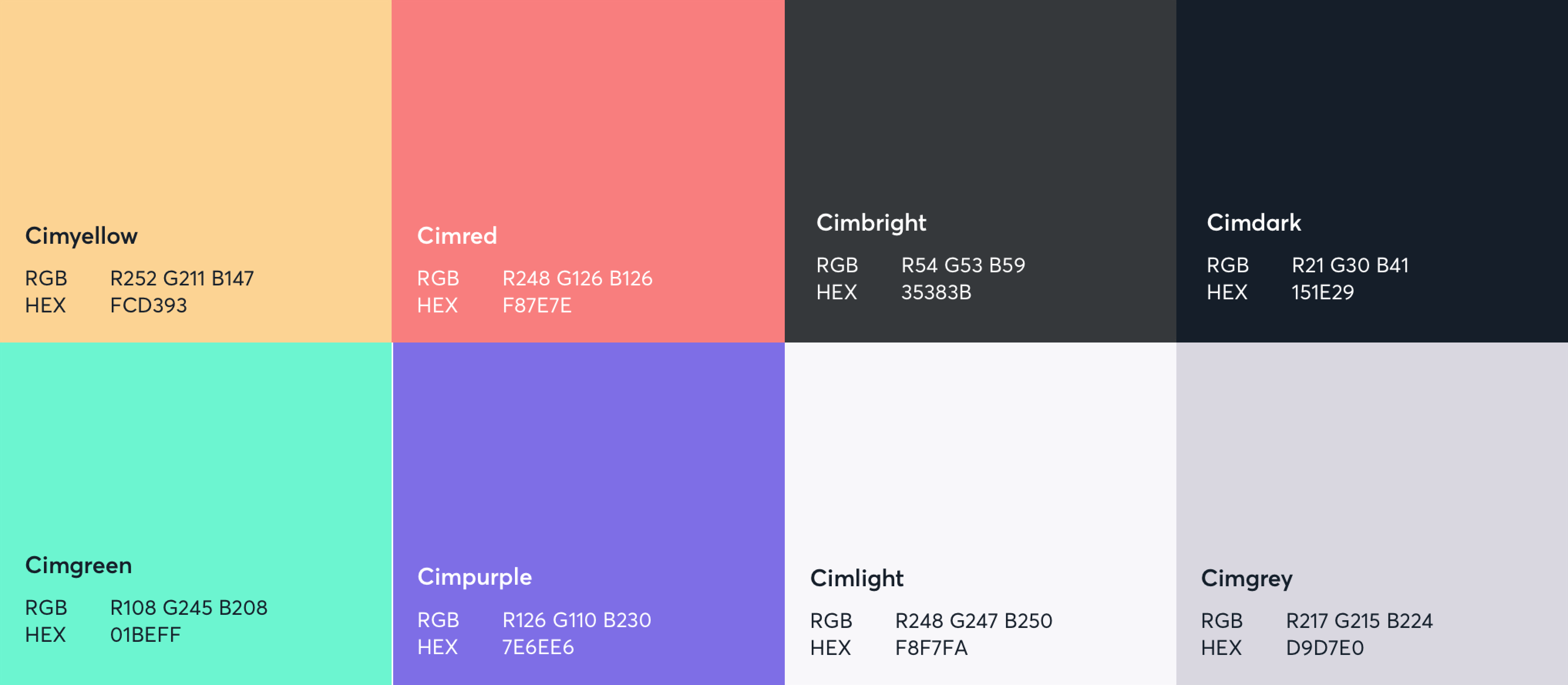 Cimple colours
