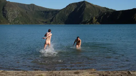 Boys having fun