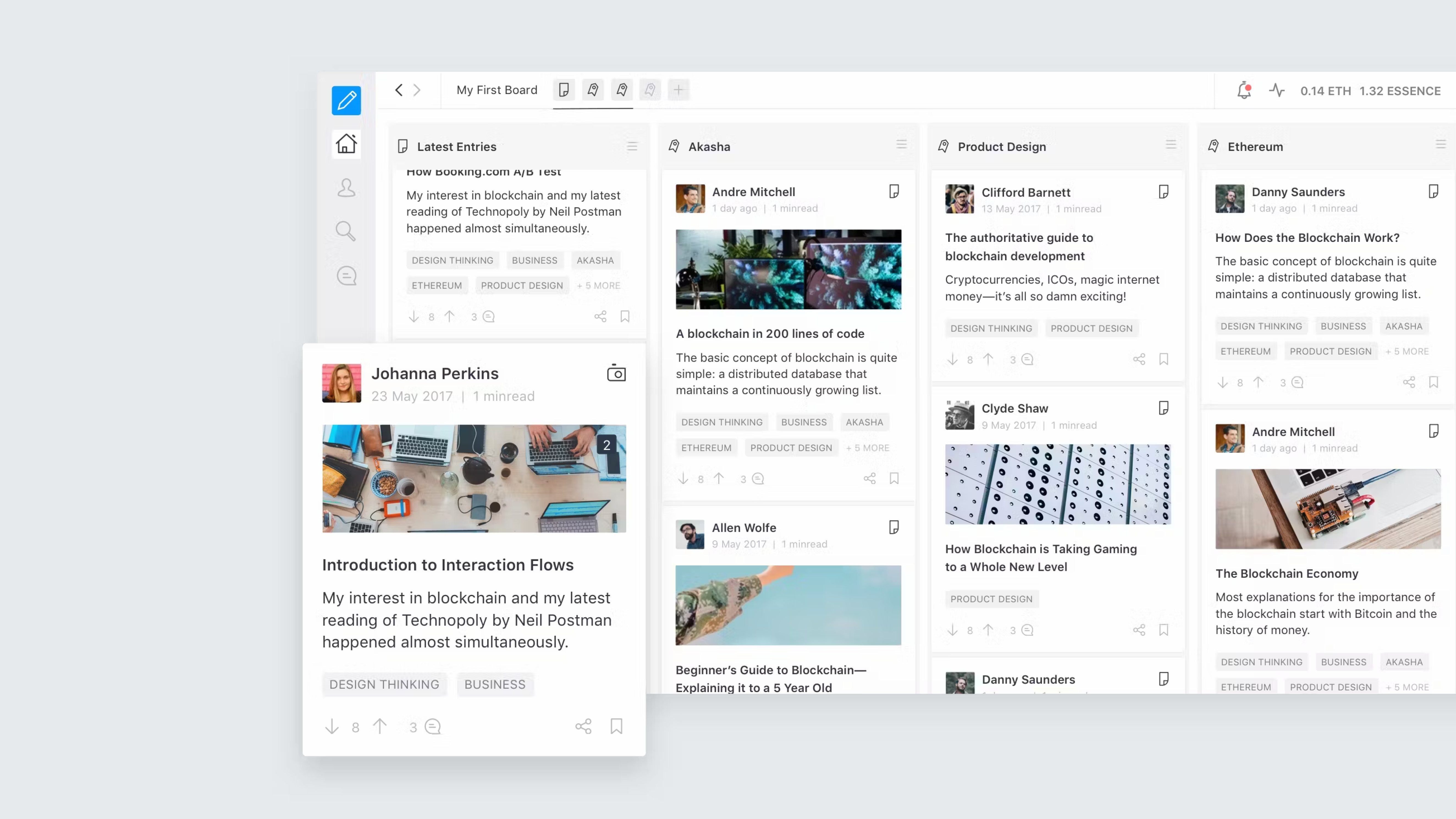 AKASHA — An Ethereum-based social network.