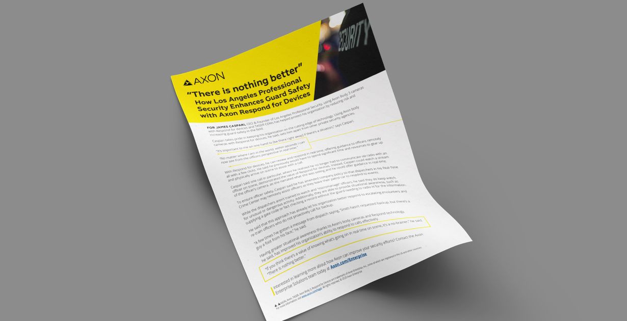 Increasing Efficiency and Investing in Community Justice with Axon