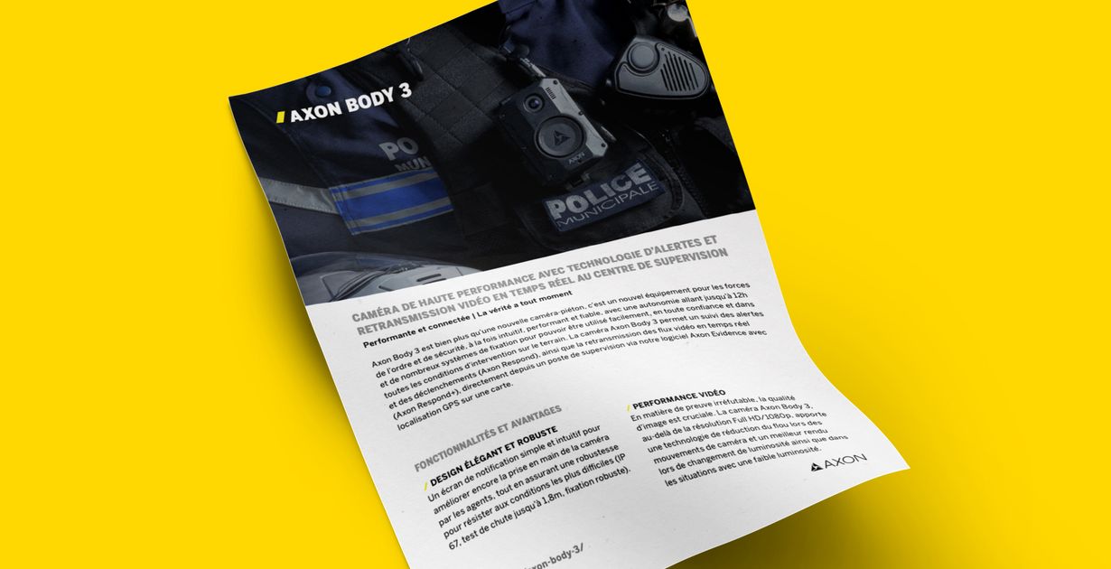Axon Body 3 (Français) - Axon.com