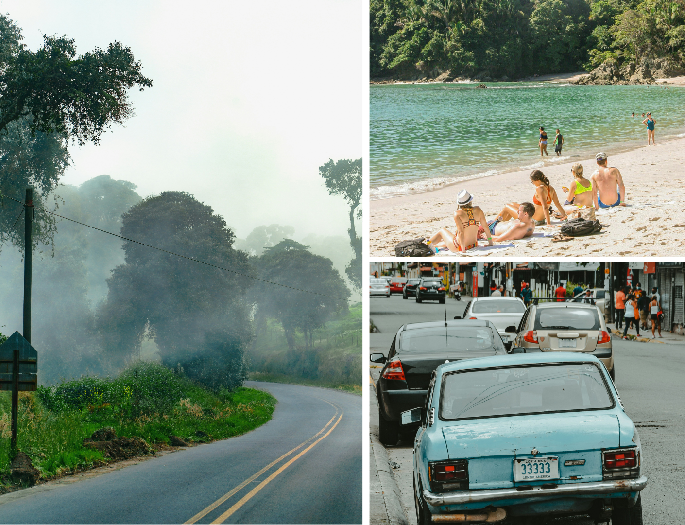 Wegen en stranden in Costa Rica