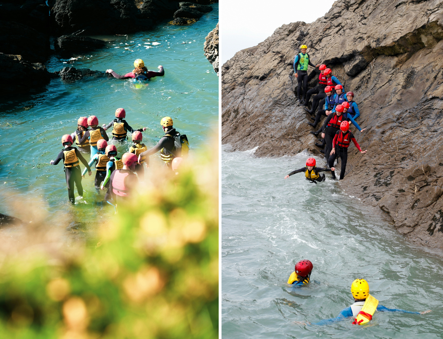 Coasteering in Ierland