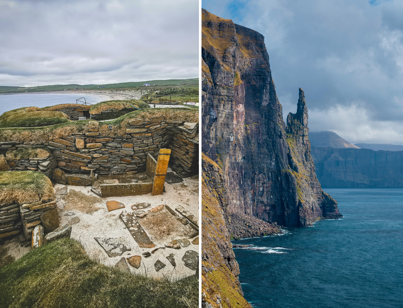 prachtige kliffen en historie