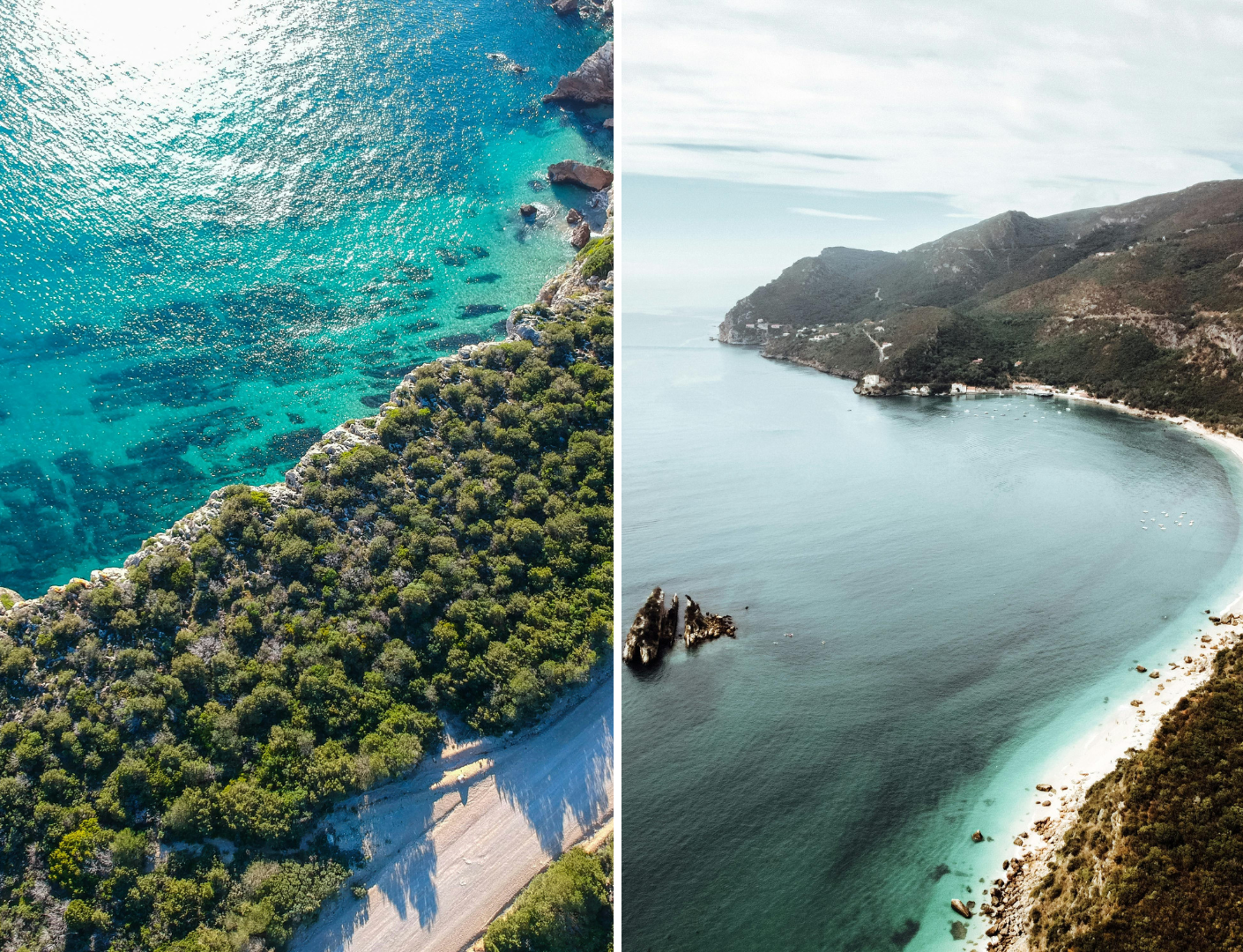 Prachtig helderblauw water