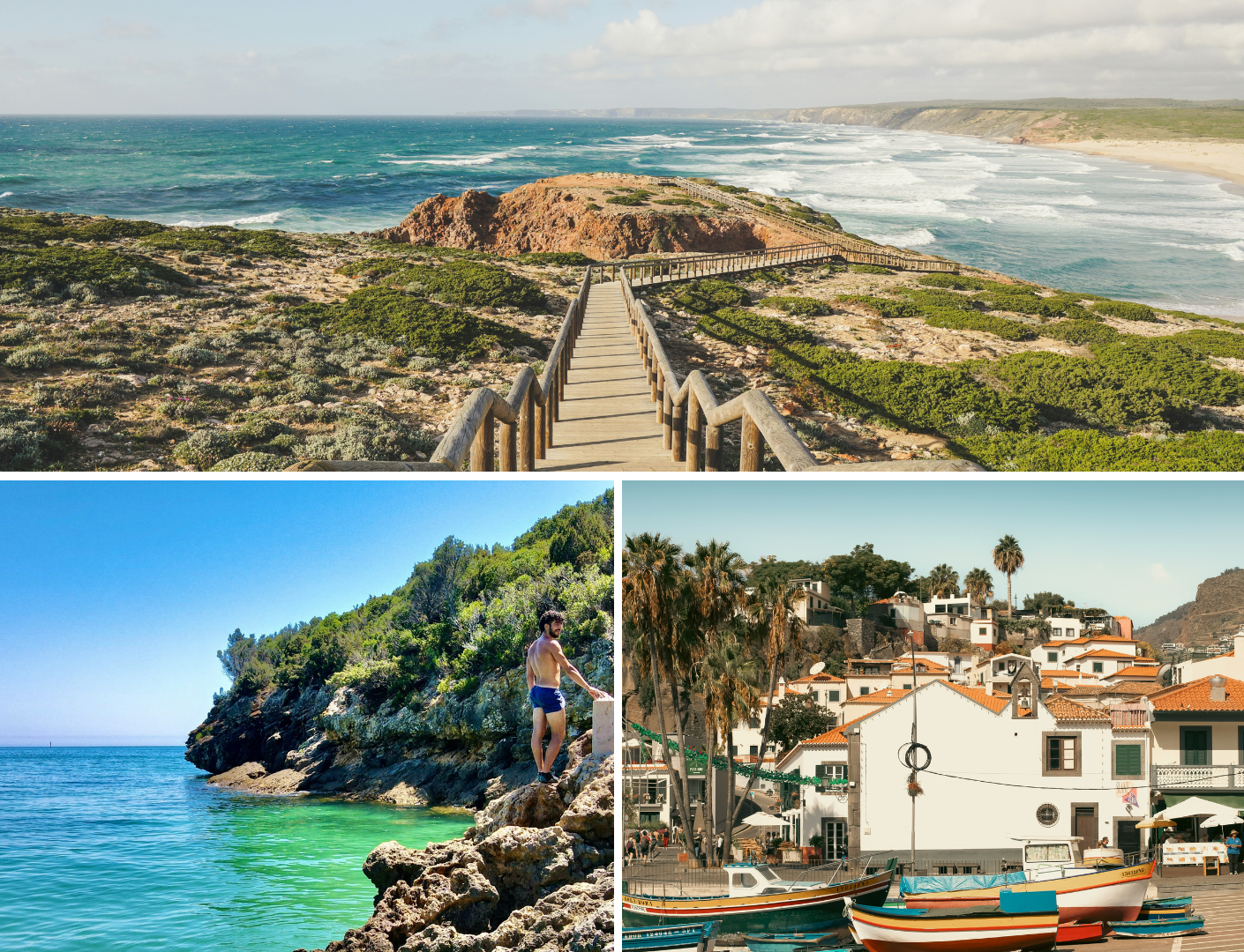 Mooie stranden aan helder blauw water