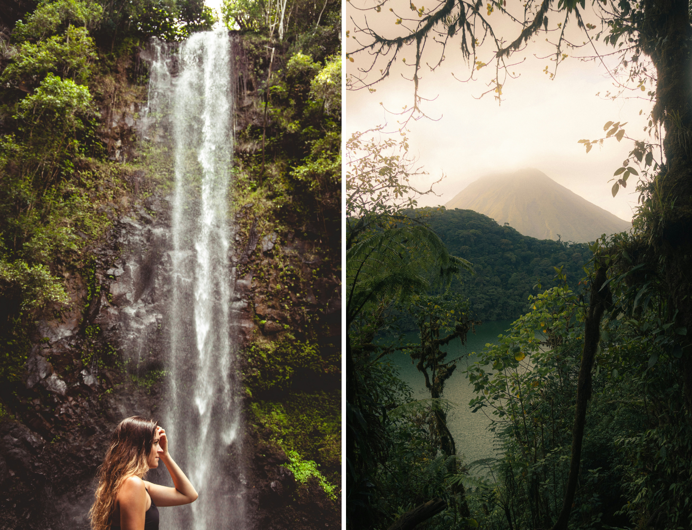 Vulkanen en watervallen in Costa Rica
