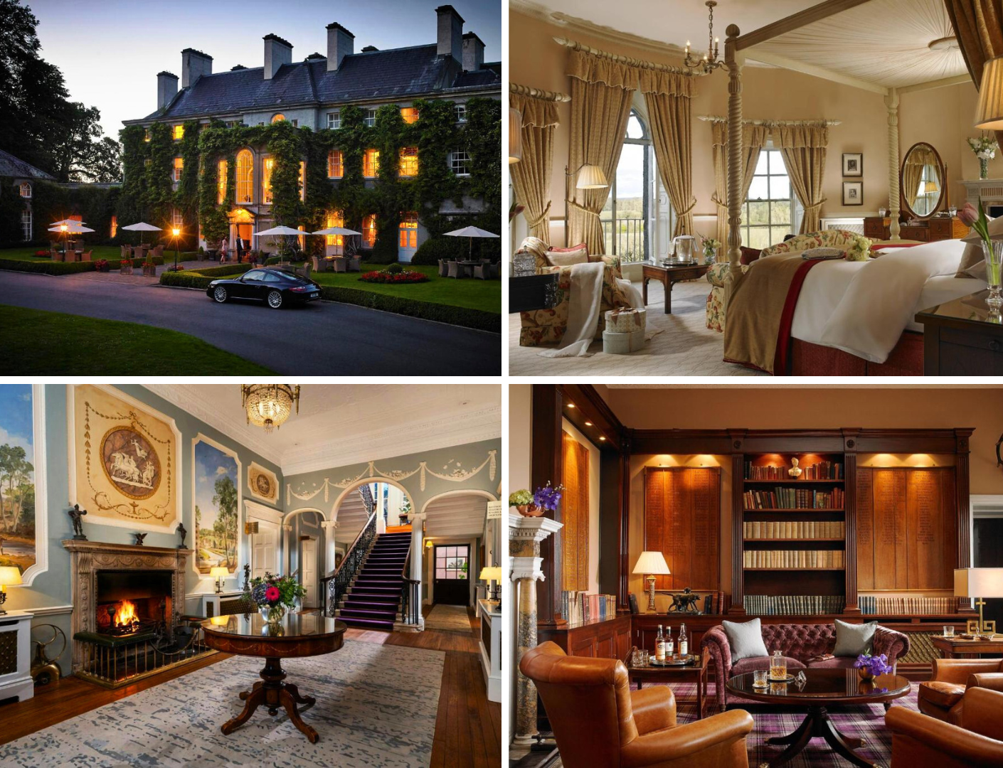 prachtig kasteel in Ierland als slaapplek
