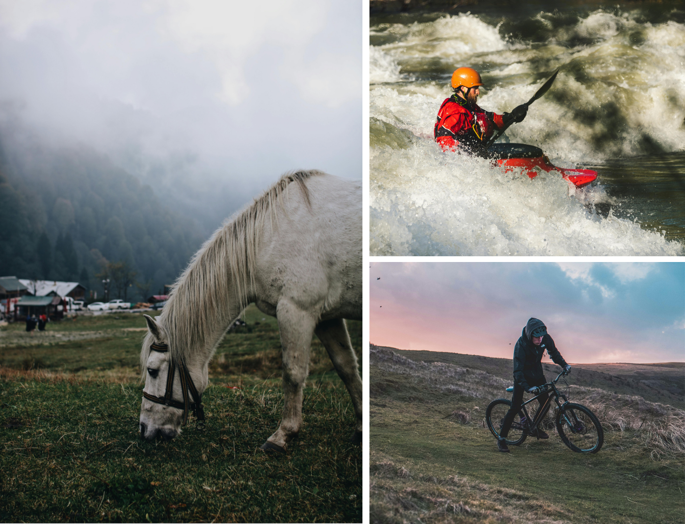 Raften en mountainbiken in Schotland