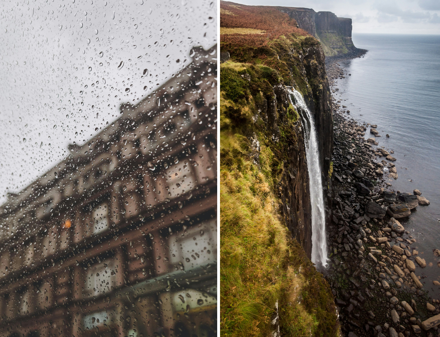 Regenachtig Schotland en prachtige waterval