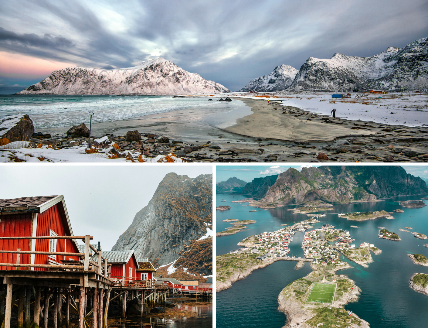 vissersdorpje en eilanden