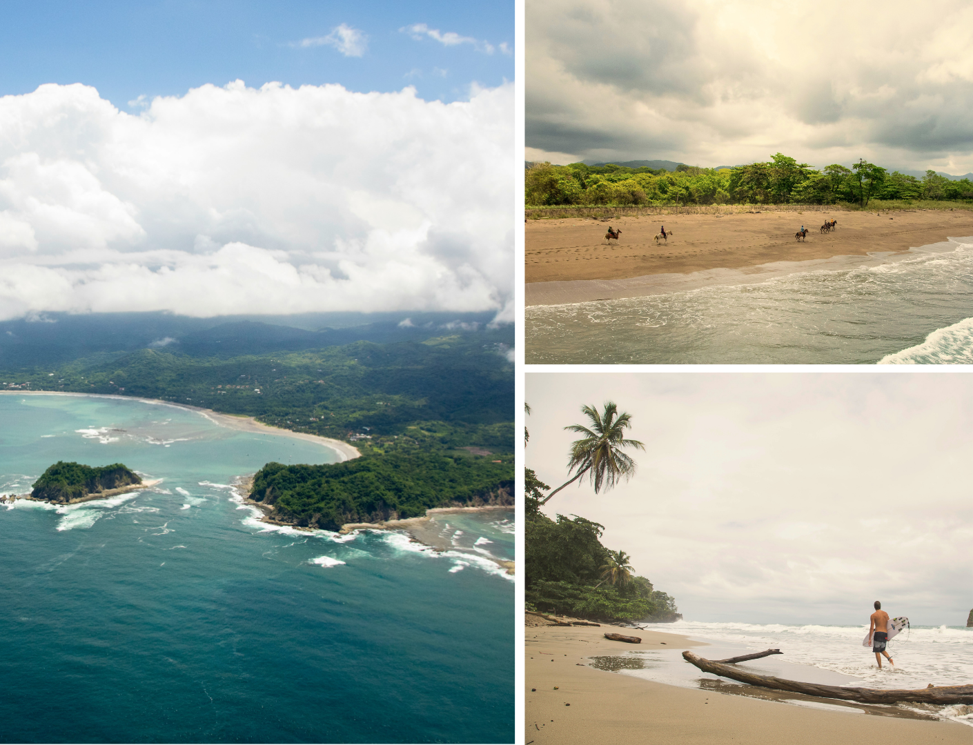 Costa Rica jungle en strand