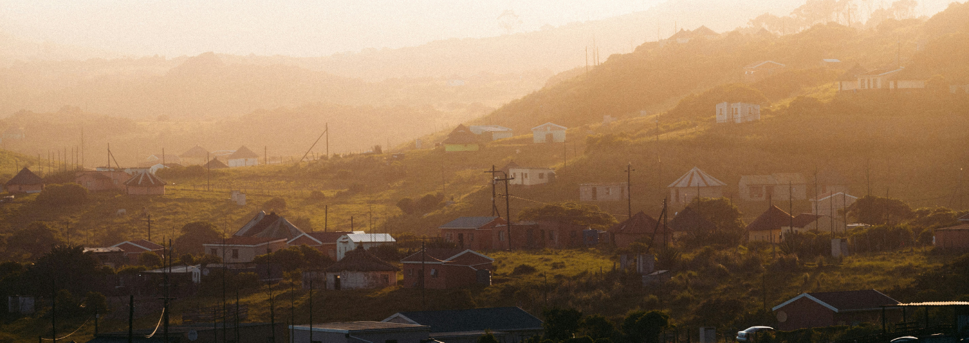 Prachtige foto van de coffee bay zuid-afrika
